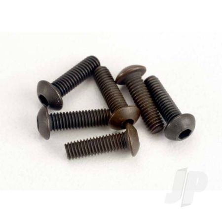 Traxxas Screws, 3X10Mm Button-Head Machine (Hex Drive) (6 Pcs) (TRX2577)