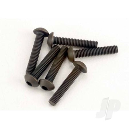 Traxxas Screws, 3X15Mm Button-Head Machine (Hex Drive) (6 Pcs) (TRX2579)