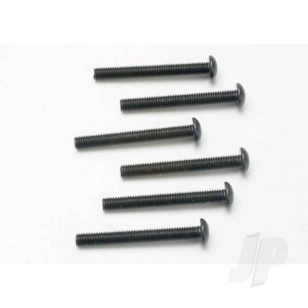 Traxxas Screws, 3X25Mm Button-Head Machine (Hex Drive) (6 Pcs) (TRX2581)
