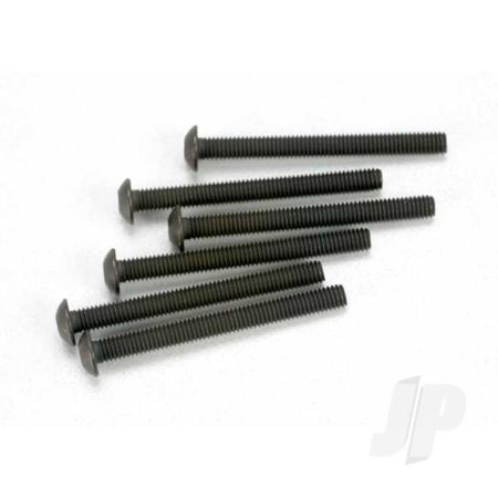 Traxxas Screws, 3X30Mm Button-Head Machine (Hex Drive) (6 Pcs) (TRX2582)