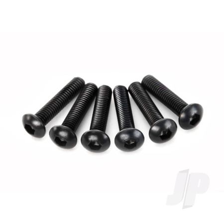 Traxxas Screws, 3X14Mm Button-Head Machine (Hex Drive) (6 Pcs) (TRX2593)