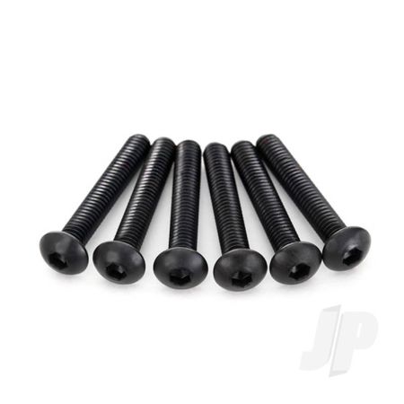 Traxxas Screws, 4X25Mm Button-Head Machine (Hex Drive) (6 Pcs) (TRX2596)