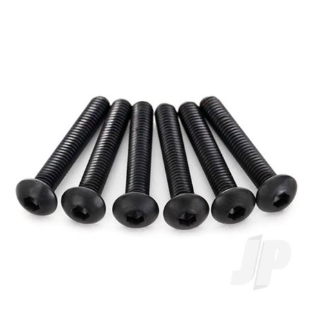 Traxxas Screws, 4X22Mm Button-Head Machine (Hex Drive) (6 Pcs) (TRX2597)