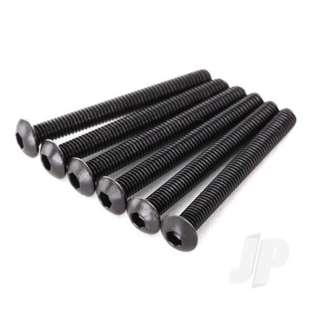 Traxxas Screws, 3X27Mm Button-Head Machine (Hex Drive) (6 Pcs) (TRX2616)