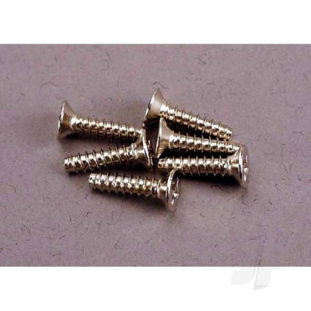 Traxxas Screws, 3X12Mm Countersunk Self-Tapping (6 Pcs) (TRX2648)