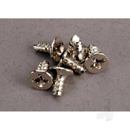 Traxxas Screws, 3X6Mm Countersunk Self-Tapping (6 Pcs) (TRX2653)