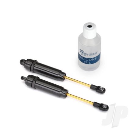 Traxxas Big Bore Shocks (Xx-Long) (Hard-Anodised & Ptfe-Coated T6 Aluminium) (Assembled With Tin Shafts) With Out Springs (Rear) (2 Pcs) (TRX2662)