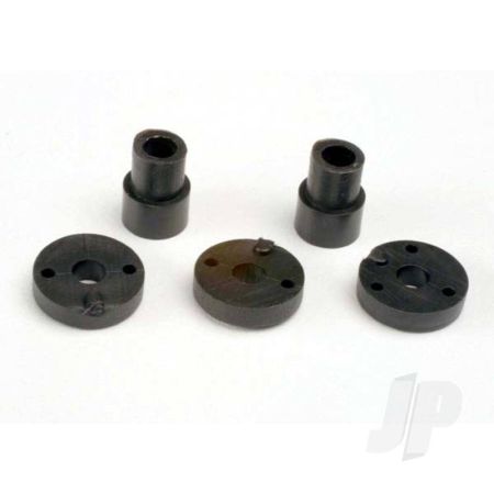 Traxxas Piston Head Set (2-Hole (2 Pcs) / 3-Hole (2 Pcs)) / Shock Mounting Bushings & Washers (2 Pcs) (Big Bore Shocks) (TRX2669)