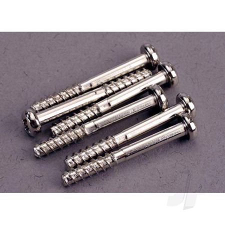 Traxxas Screws, 3X24Mm Roundhead Self-Tapping ( With Shoulder) (6 Pcs) (TRX2679)
