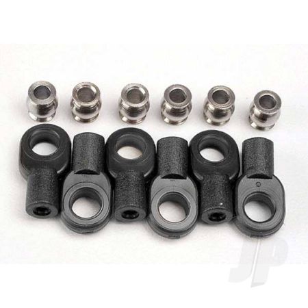 Traxxas Rod Ends, Short (6 Pcs) / Hollow Balls (6 Pcs) (TRX2742X)
