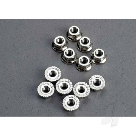 Traxxas Nuts, 3Mm Flanged (12 Pcs) (TRX2744)