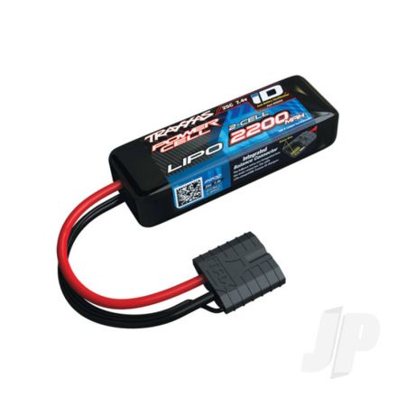Traxxas Lipo 2200Mah 7.4V 2S 25C Id Power Cell Battery (TRX2820X)