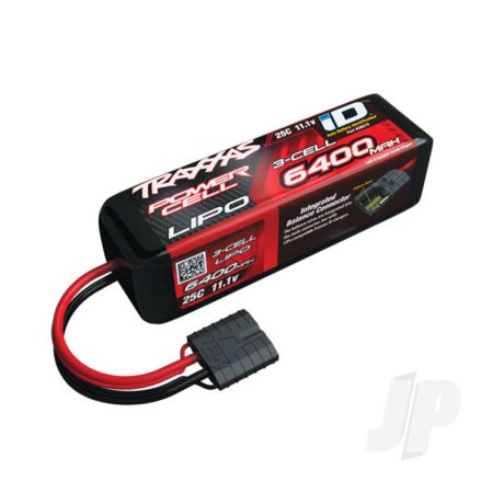 Traxxas Lipo 6400Mah 11.1V 3S 25C Id Power Cell Battery (TRX2857X)