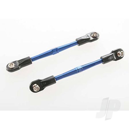 Traxxas Turnbuckles, Aluminium (Blue-Anodised), Toe Links, 59Mm (2 Pcs) (Assembled With Rod Ends & Hollow Balls) (Requires 5Mm Aluminium Wrench #5477) (TRX3139A)