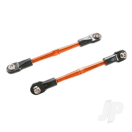 Traxxas Turnbuckles, Aluminium (Orange-Anodised), Toe Links, 59Mm (2) (Assembled W/ Rod Ends & Hollow Balls) (Requires 5Mm Aluminium Wrench #5477) (TRX3139T)
