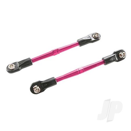 Traxxas Turnbuckles, Aluminium (Red-Anodised), Toe Links, 59Mm (2 Pcs) (Assembled With Rod Ends & Hollow Balls) (Requires 5Mm Aluminium Wrench #5477) (TRX3139X)