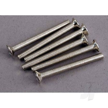 Traxxas Screws, 3X30Mm Countersunk Machine (6 Pcs) (TRX3163)