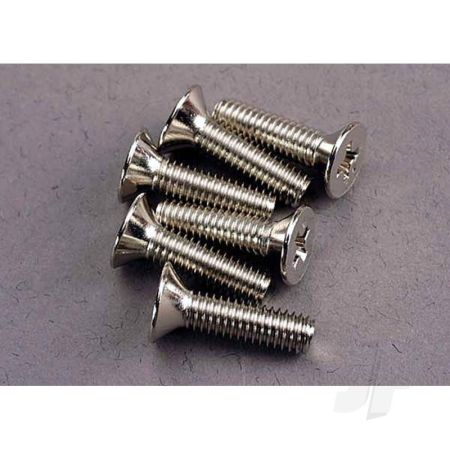 Traxxas Screws, 4X15Mm Countersunk Machine (6 Pcs) (TRX3167)