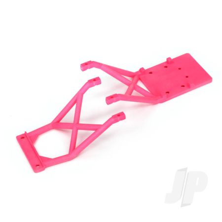 Traxxas Skid Plates, Front & Rear (Pink) (TRX3623P)