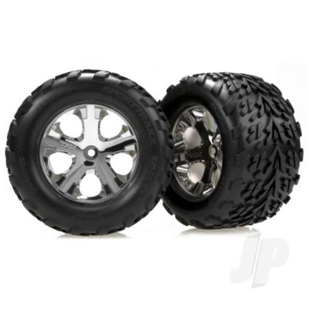 Traxxas Tyres And Wheels, Assembled Glued (2.8In) (2 Pcs) (TRX3668)