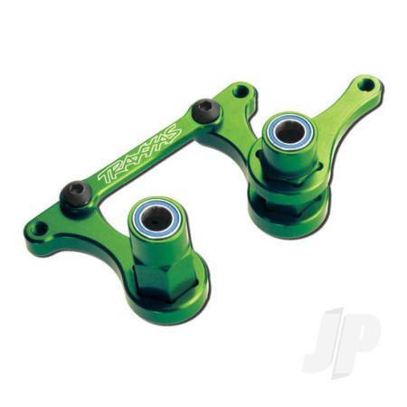 Traxxas Steering Bellcranks, Drag Link (Green-Anodised 6061-T6 Aluminium) / 5X8Mm Ball Bearings (4 Pcs) / Hardware (Assembled) (TRX3743G)