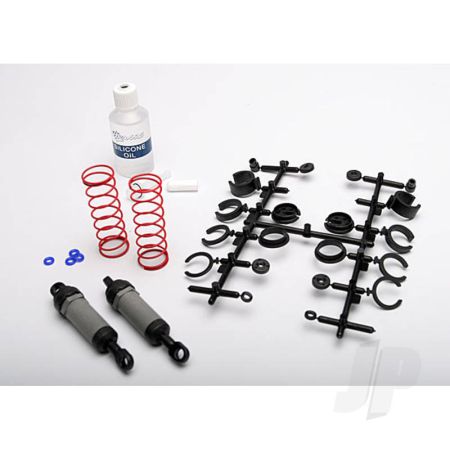 Traxxas Ultra Shocks (Grey) (Long) (Complete With Spring Pre-Load Spacers & Springs) (2 Pcs) (TRX3760A)