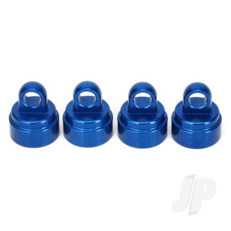 Traxxas Shock Caps, Aluminium (Blue-Anodised) (4 Pcs) (Fits All Ultra Shocks) (TRX3767A)