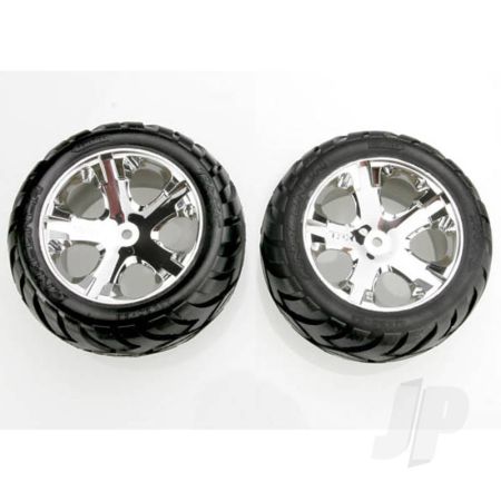 Traxxas Tyres And Wheels, Assembled Glued Anaconda Tyres (1 Left, 1 Right) (TRX3773)