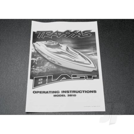 Traxxas Owner'S Manual, Blast (TRX3899X)