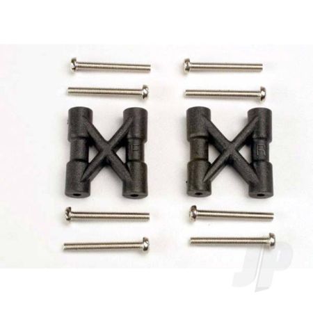 Traxxas Bulkhead Cross Braces (2 Pcs) / 3X25Mm Cs Screws (8 Pcs) (TRX3930)
