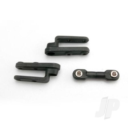 Traxxas Servo Horns, Steering (2 Pcs) / Steering Link (3X12Mm Threaded Rod (1Pc) / Rod Ends (2 Pcs) / Hollow Balls (2 Pcs) (TRX3968)