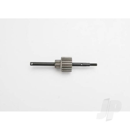 Traxxas Input Shaft / Drive Gear Assembly (18-Tooth Steel Top Gear) (TRX3992)
