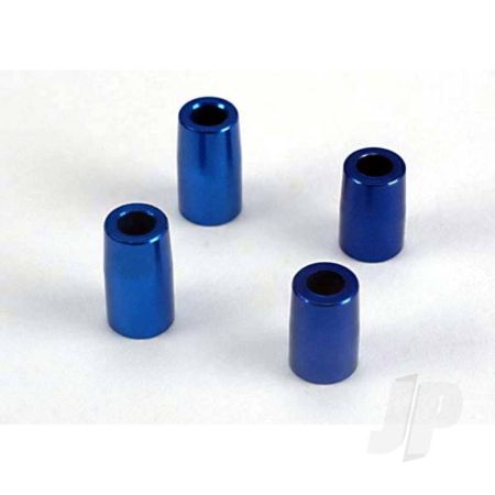Traxxas Tapered Bearing Block Spacers (Blue-Anodised, Aluminium) (3X6X10.75Mm) (2 Pcs) / (3X6X8.9Mm) (2 Pcs) (TRX4828)