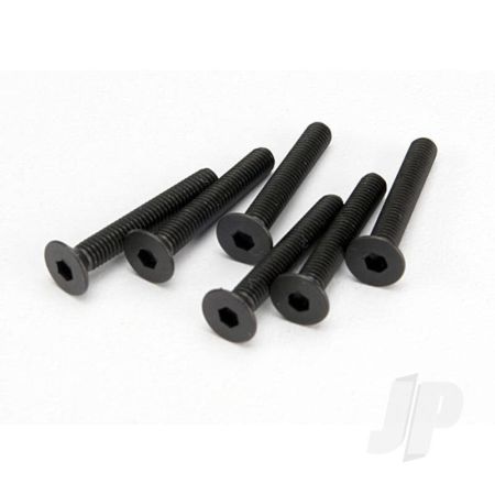 Traxxas Screws, 3X20Mm Countersunk Machine (Hex Drive) (6 Pcs) (TRX4857)