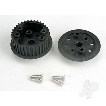 Traxxas Differential (34-Groove) / Flanged Side-Cover & Screws (TRX4881)