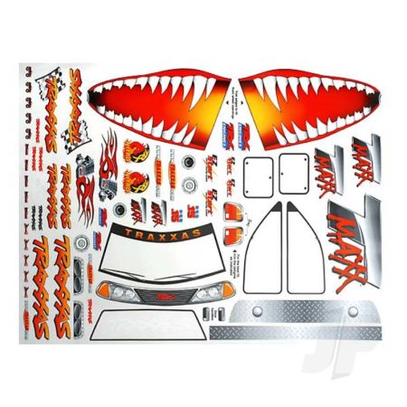 Traxxas Decal Sheet, Jaws T-Maxx (TRX4913X)