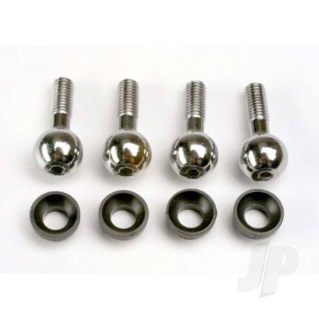 Traxxas Pivot Balls (4 Pcs) / Pivot Ball Cap Bushings (4 Pcs) (TRX4933)