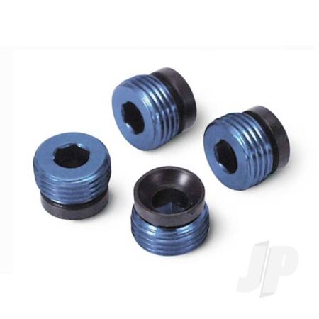 Traxxas Aluminium Caps, Pivot Ball (Blue-Anodised) (4 Pcs) (TRX4934X)