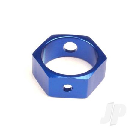 Traxxas Brake Adapter, Hex Aluminium (Blue) (Use With Hd Shafts) (TRX4966X)