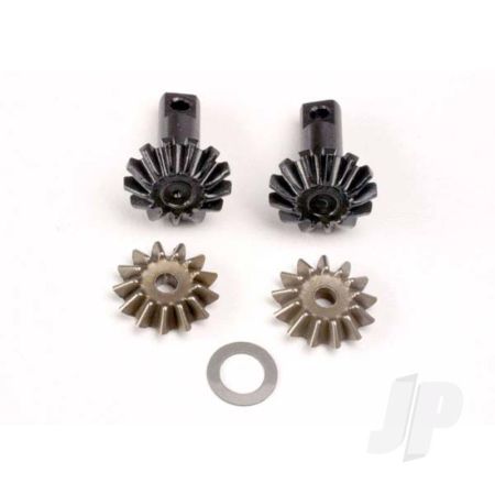 Traxxas Diff Gear Set: 13-T Output Gear Shafts (2 Pcs) / 13-T Spider Gears (2 Pcs) / Spider Shaft (1Pc) / 6X10X0.5Mm Ptfe-Coated Washer (1Pc) (TRX4982)