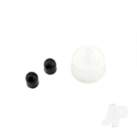 Traxxas Rebuild Kit, Fuel Filler Bottle (Includes Bottle Lid (1Pc) And Dispensing Tube Caps, Rubber (2 Pcs) (Fits 8Mm Or 5 / 16In Dispensing Tube)) (TRX5001R)