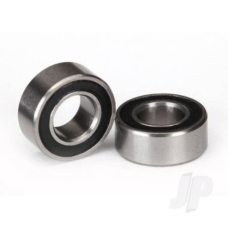 Traxxas Ball Bearings, Black Rubber Sealed (5X10X4Mm) (2 Pcs) (TRX5115A)