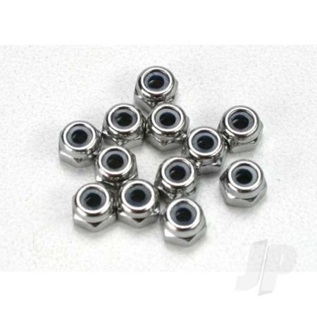 Traxxas Nuts, 2.5Mm Nylon Locking (12 Pcs) (TRX5158)