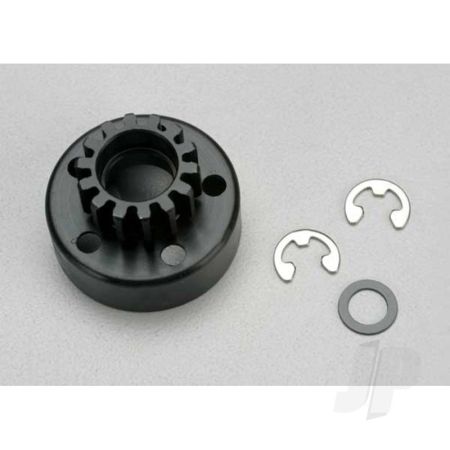 Traxxas Clutch Bell (14-Tooth) / 5X8X0.5Mm Fiber Washer (2 Pcs) / 5Mm E-Clip (Requires 5X10X4Mm Ball Bearings Part #4609) (1.0 Metric Pitch) (TRX5214)