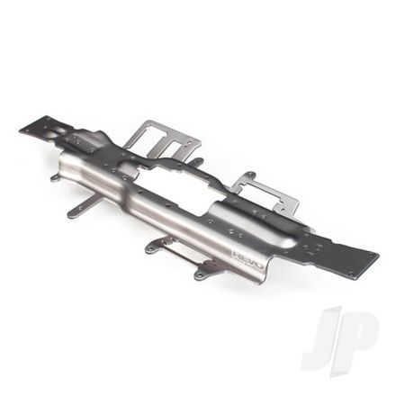 Traxxas Chassis, Revo 3.3 (Extended 30Mm) (3Mm 6061-T6 Aluminium) (Titanium-Anodised) (TRX5322A)