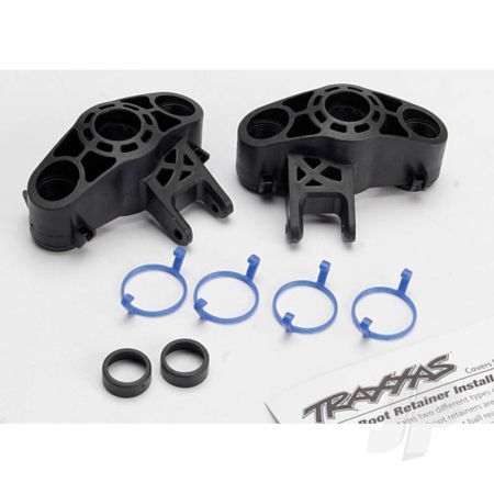 Traxxas Axle Carriers, Left & Right (1 Each) (Use With Larger 6X13Mm Ball Bearings) / Bearing Adapters (For 6X12Mm Ball Bearings) (2 Pcs) / Dust Boot Retainers (4 Pcs) (TRX5334R)