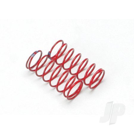 Traxxas Spring, Shock (Red) (Gtr) (1.6 Rate Double Blue Stripe) (1 Pair) (TRX5434A)