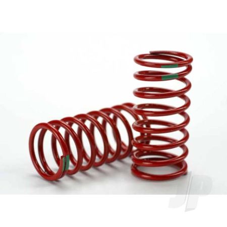 Traxxas Spring, Shock (Red) (Gtr) (3.5 Rate Green) (1 Pair) (TRX5438)