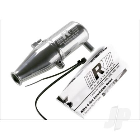 Traxxas Tuned Pipe, Resonator, R.O.A.R. Legal (Single-Chamber, Enhances Low To Mid-Rpm Power) (For Revo & Slayer With Trx Racing Engines) (TRX5490)