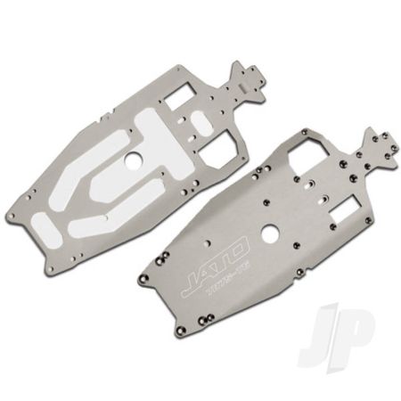 Traxxas Chassis, 7075-T6 Aluminium (3Mm) (Titanium-Anodised) (Machined, Lighter Than Stock) / Adhesive Foam Pad (1Pc) (TRX5522X)